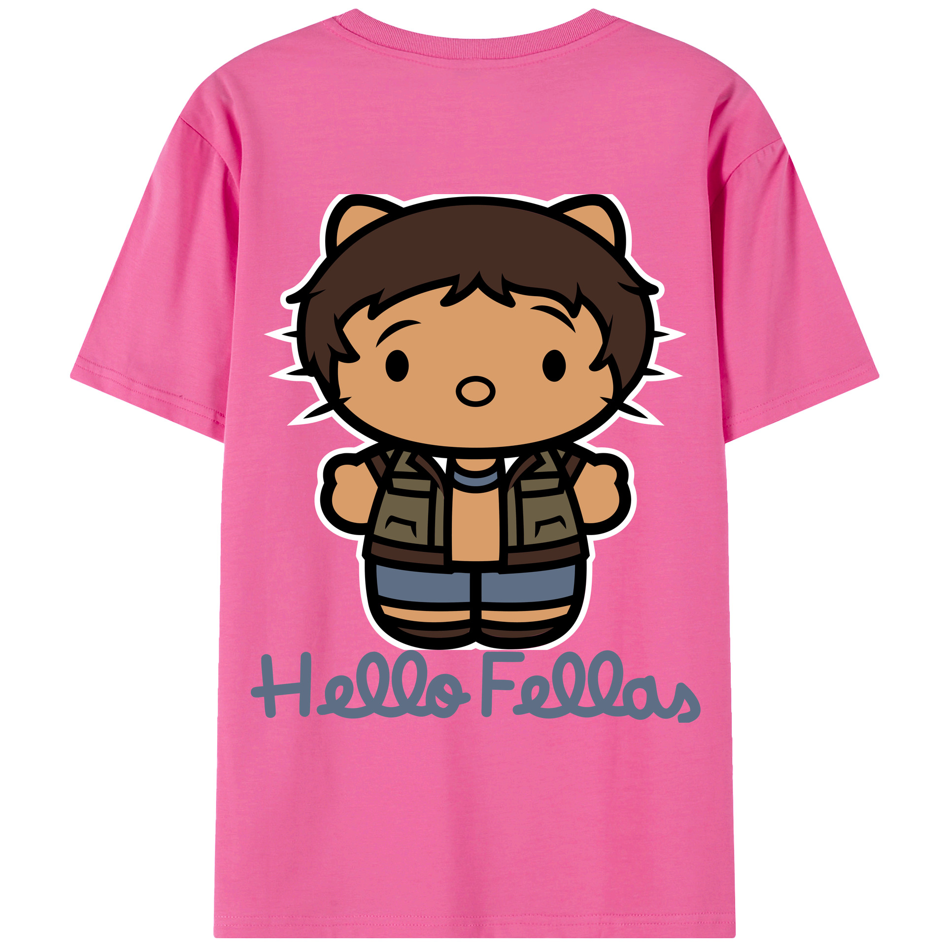 （画像用） Hello Kitty ハローキティ レディース半袖Tシャツ(バックプリント)